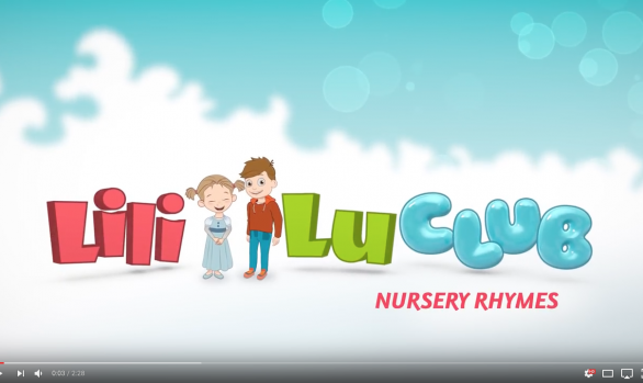 You-Tube Kinderkanal mit animierten Musikvideos